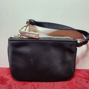 Kate Spade Mini Black Nylon Coin Pouch
